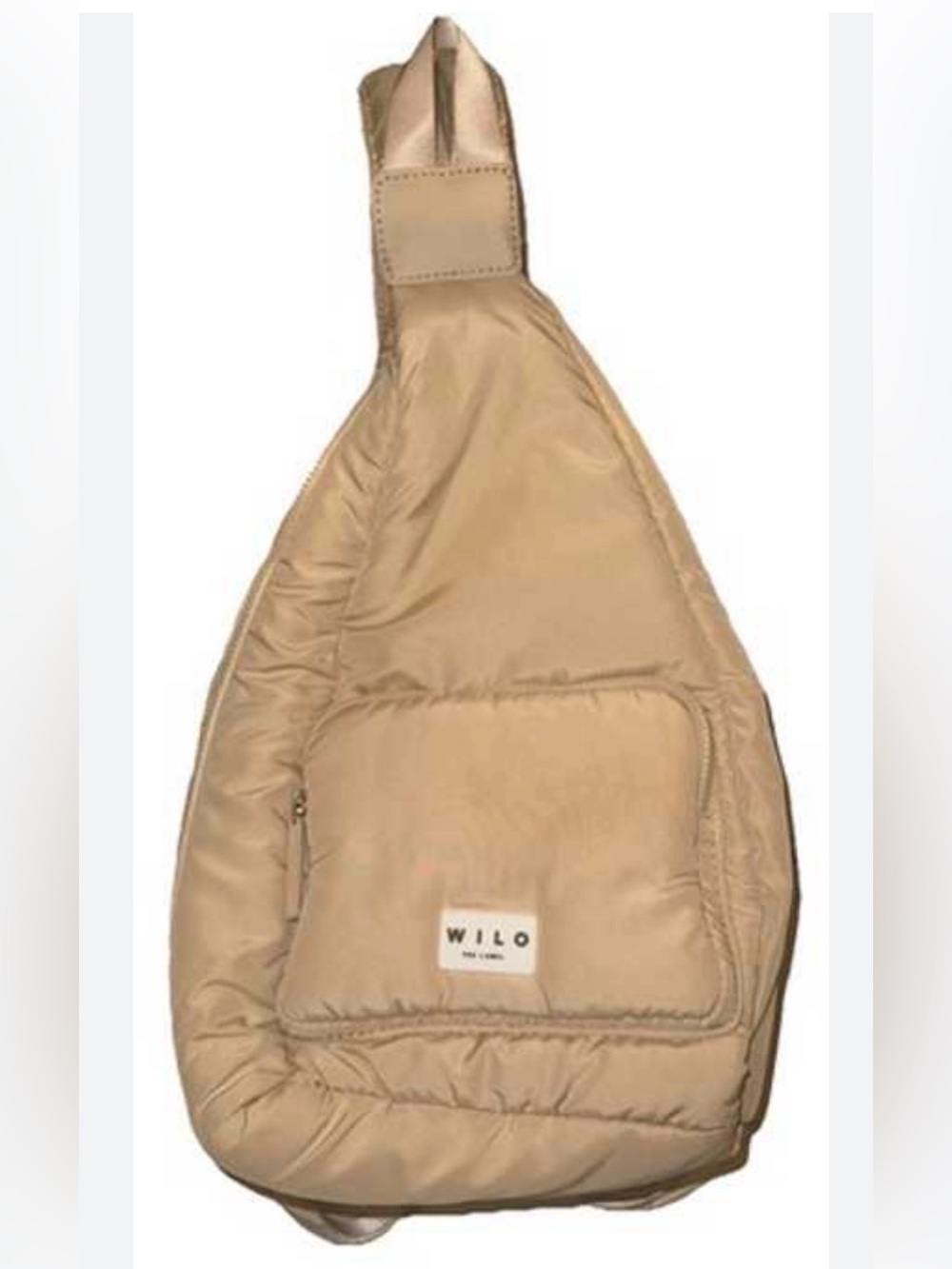 Wilo The Label Women's Sling Bag Backpack 2 in 1 Cream Beige Travel One size